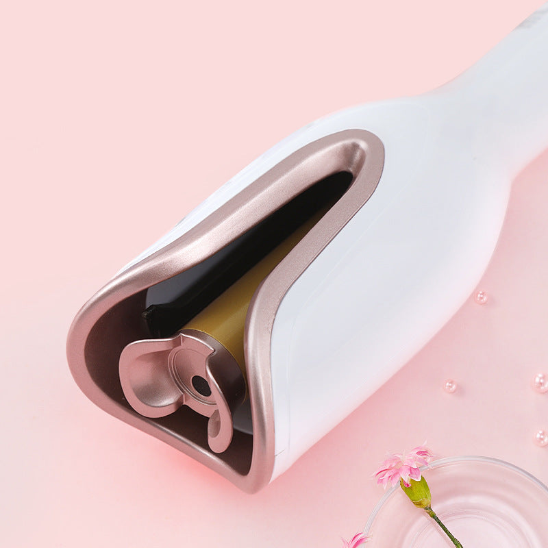 ROSÉA | Automatic Curling Iron (Spiral Tube + Floral Finish)