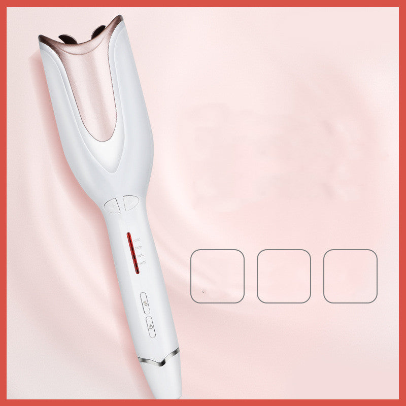 ROSÉA | Automatic Curling Iron (Spiral Tube + Floral Finish)