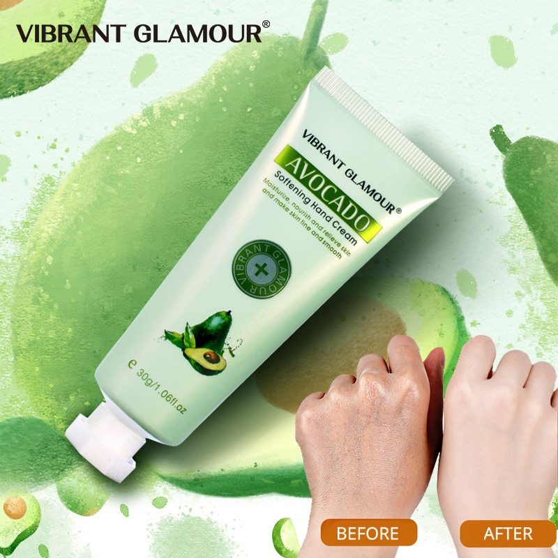 VIBRANT | Avocado Hand Cream (Deep Nourishment + Light Texture)