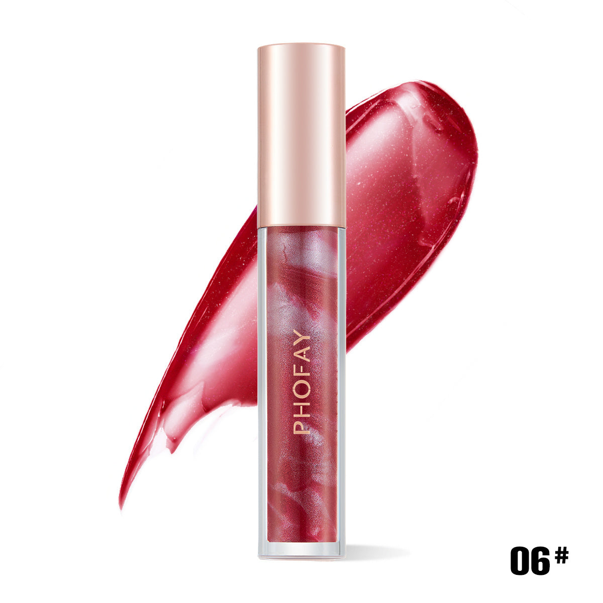 PHOFAY | Moisturizing Lip Gloss (Pink + Natural Shine)
