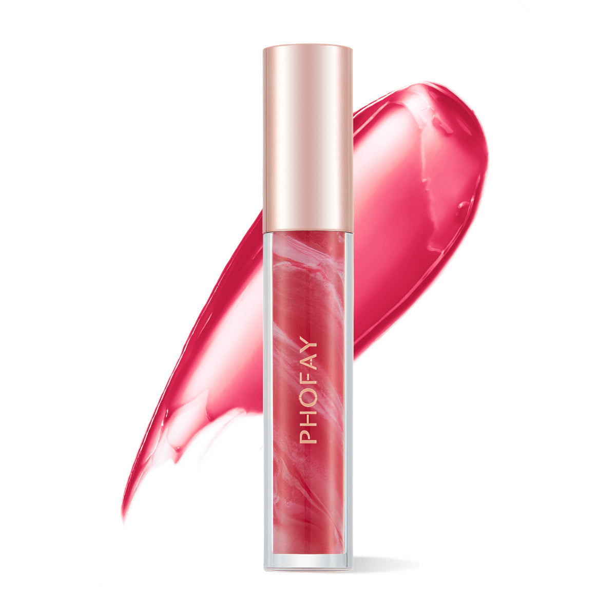 PHOFAY | Moisturizing Lip Gloss (Pink + Natural Shine)