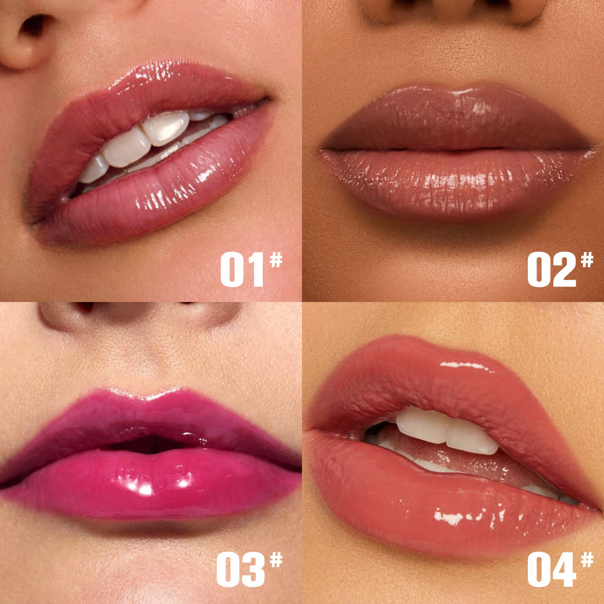 PHOFAY | Moisturizing Lip Gloss (Pink + Natural Shine)