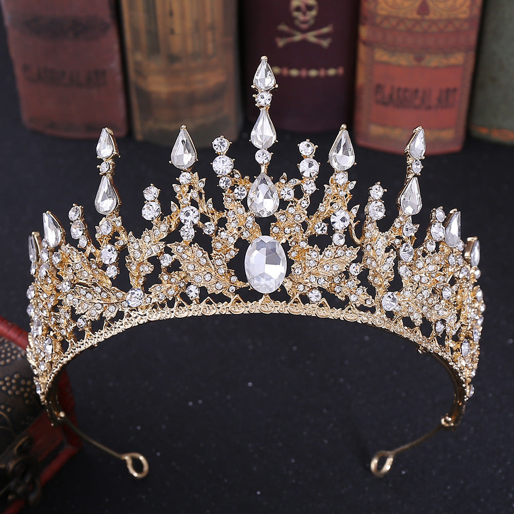 LUXIA | Diamond Crown Headpiece (Exquisite Sparkle + Bridal Design)