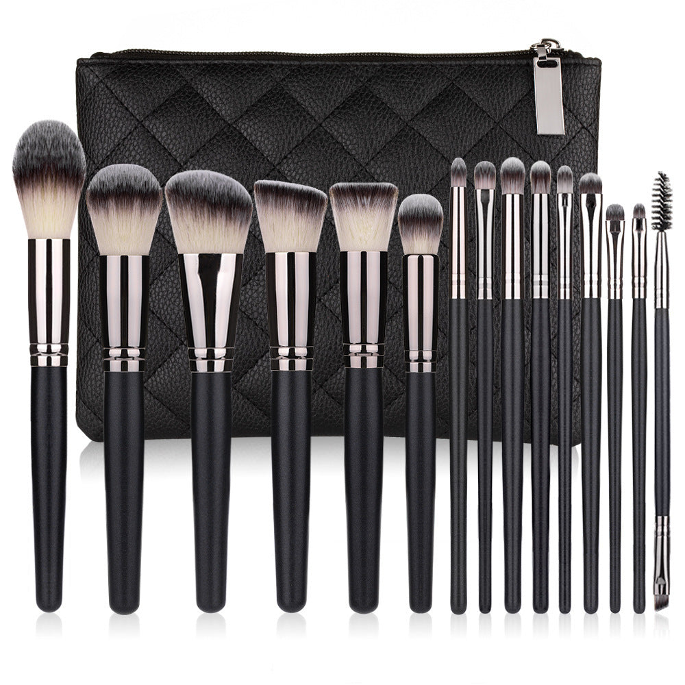 NÉRIX | Complete Brush Set (15 Pieces + Matte Black)
