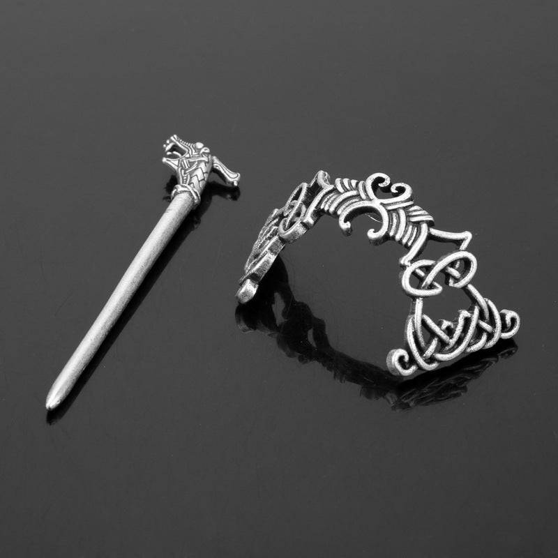 DRACO | Viking Hair Tweezers (Stainless Steel + Bold Design)
