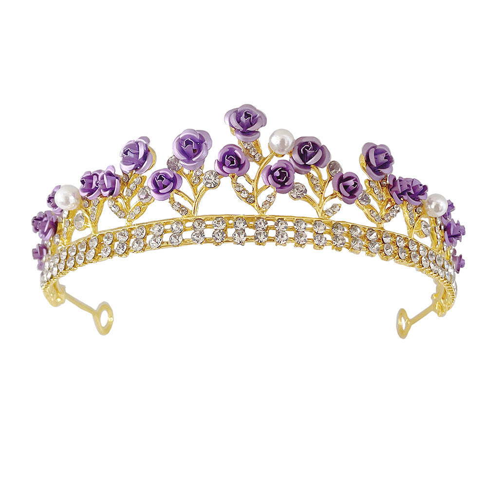 LÍVIA | Crystal Crown (Purple Rose + Royal Sparkle)
