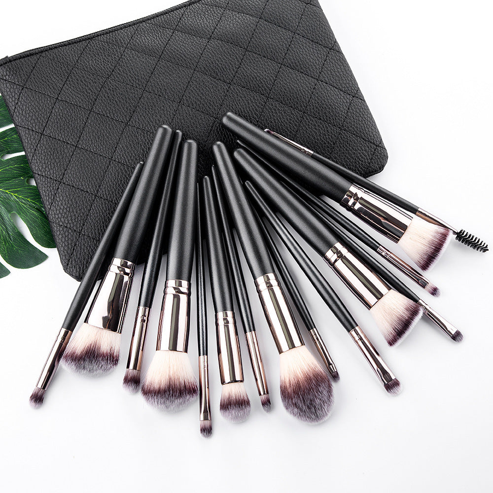 NÉRIX | Complete Brush Set (15 Pieces + Matte Black)