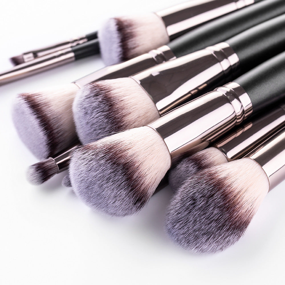 NÉRIX | Complete Brush Set (15 Pieces + Matte Black)