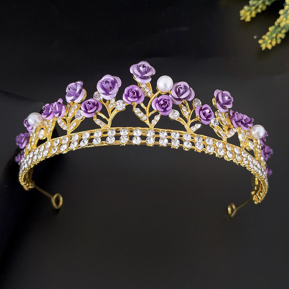 LÍVIA | Crystal Crown (Purple Rose + Royal Sparkle)