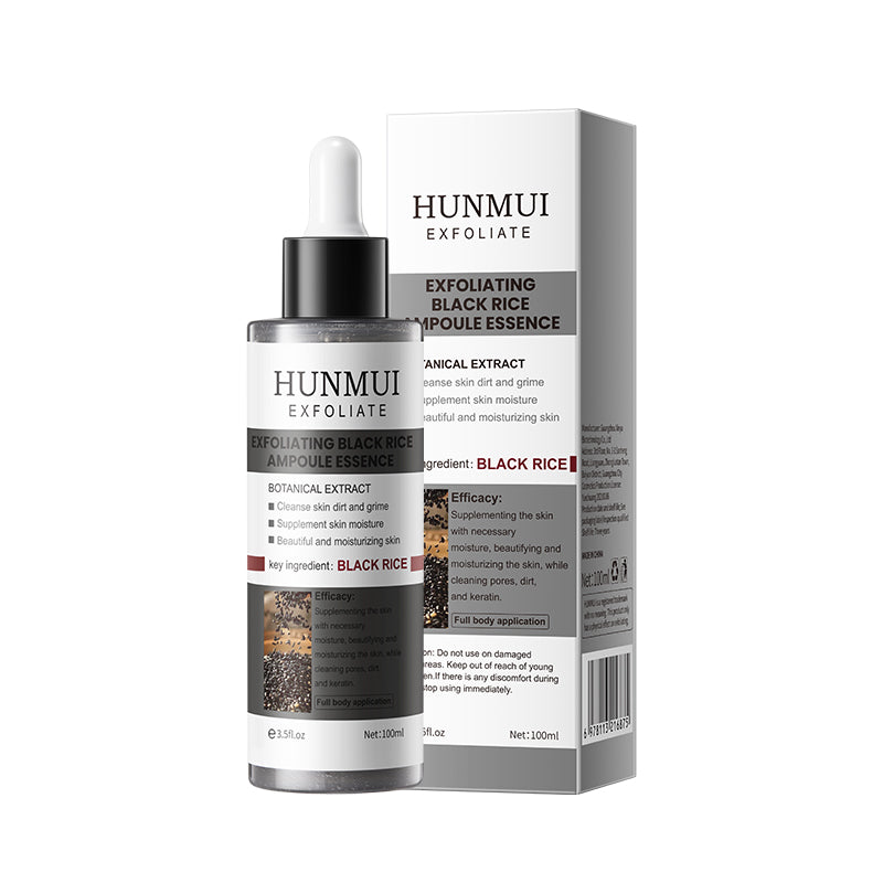 HUNMUI | Ampolla Exfoliante de Arroz Negro (Renovación Suave)
