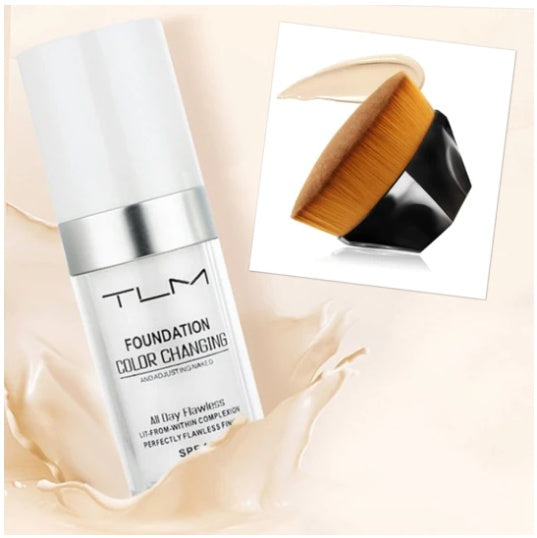 TEMPA | Base Líquida y Corrector (Color Natural + Portátil)